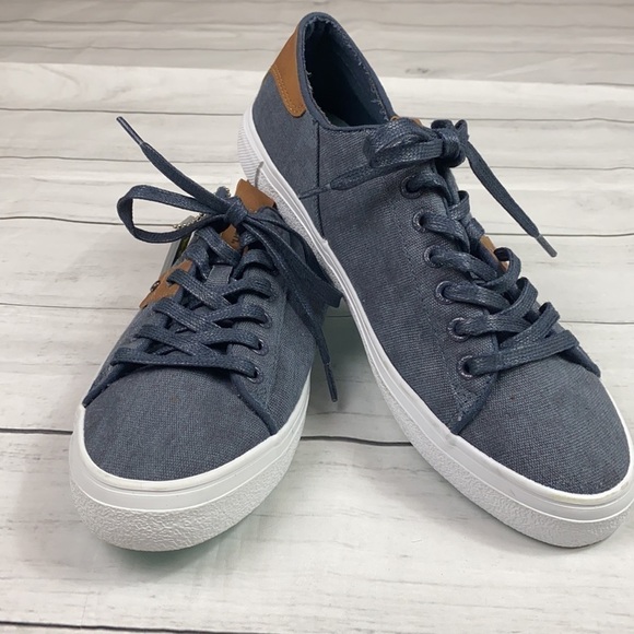 Bench Casual Denim Sneakers Sz 41 - Picture 1 of 10